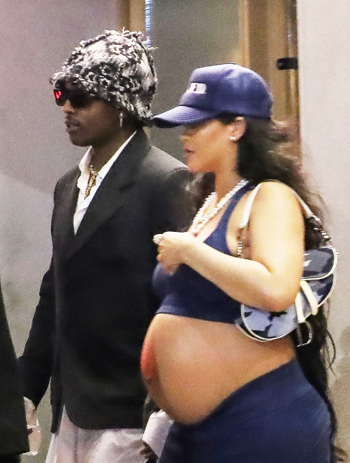 Rihanna & A$AP Rocky Walking In Hollywood