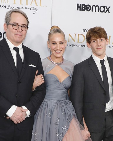 Matthew Broderick, Sarah Jessica Parker and James Broderick
'And Just Like That...' TV show premiere, Arrivals, New York, USA - 08 Dec 2021