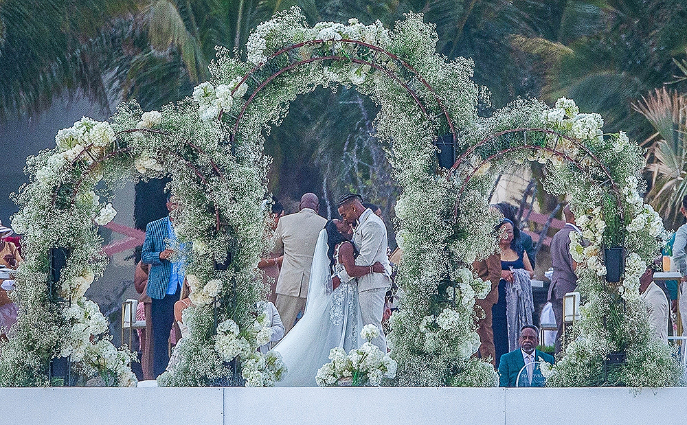 *EXCLUSIVE* Simone Biles and Jonathan Owens tie the knot in Cabo San Lucas