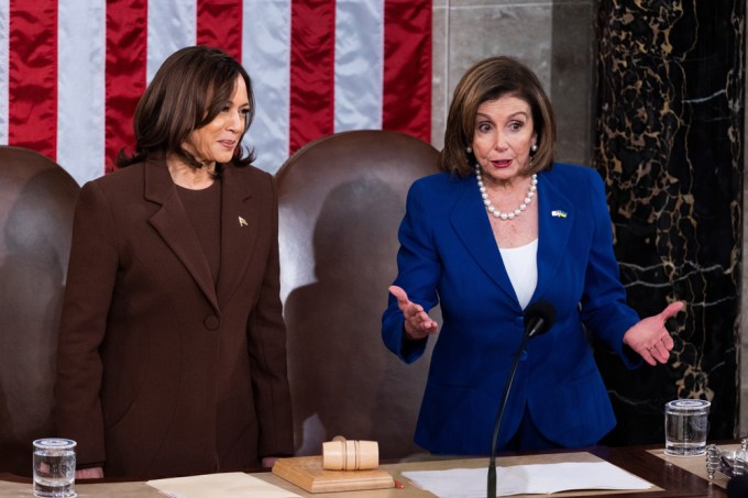 Kamala Harris And Nancy Pelosi Make History