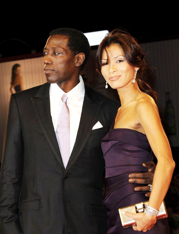 Wesley Snipes & Nikki Park At The Venice Film Fest