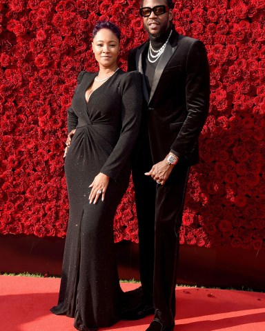 2 Chainz and wife Kesha Ward
Tyler Perry Studios Grand Opening, Arrivals, Atlanta, USA - 05 Oct 2019