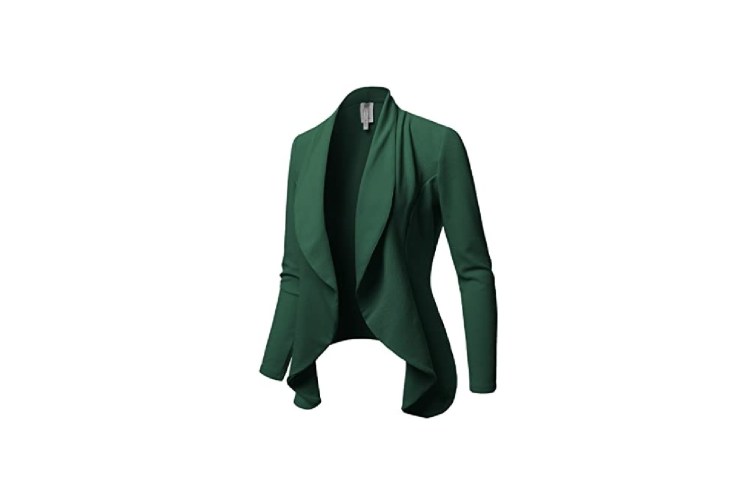 draped open blazer reviews