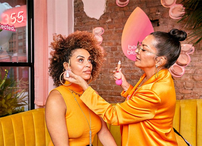 Beautyblender Celebrates The Launch Of Bounce Magic Fit Creamy Bronzer & Highlighter Duo and and Beautyblender Papaya