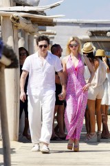 EXCLUSIVE: Brooklyn Beckham and his wife Nicola Peltz continue their honeymoon having lunch at the Club 55 in St-Tropez. 30 Jun 2022 Pictured: Brooklyn Beckham and his wife Nicola Peltz. Photo credit: EliotPress / MEGA TheMegaAgency.com +1 888 505 6342 (Mega Agency TagID: MEGA873615_001.jpg) [Photo via Mega Agency]