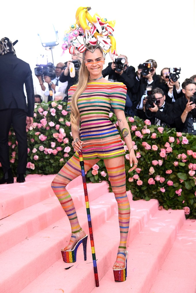 Cara Delevingne At The 2019 Met Gala