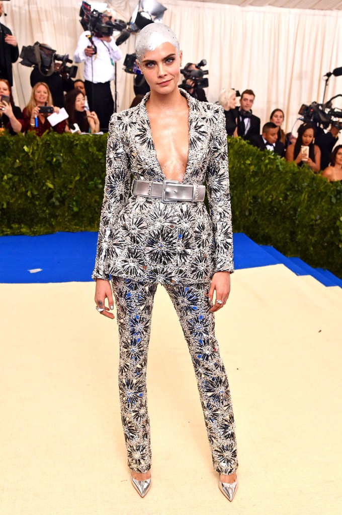 Cara Delevingne At The 2017 Met Gala