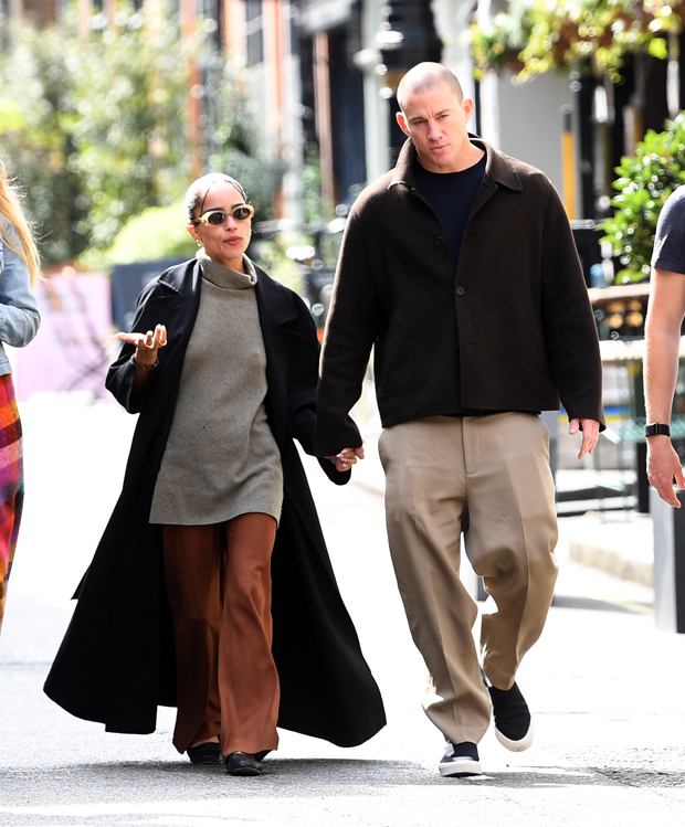 Zoe Kravitz and Channing Tatum in London 