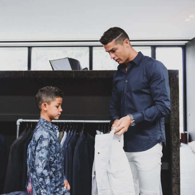 Cristiano Ronaldo & Son Cristiano Jr.