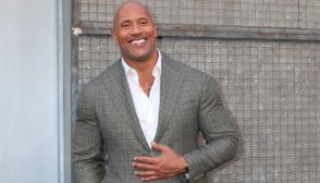 Dwayne The Rock Johnson at a red carpet