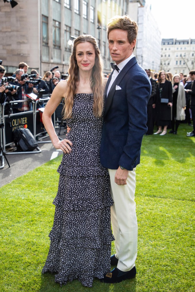 Eddie Redmayne & Hannah Bagshawe At The Olivier Awards