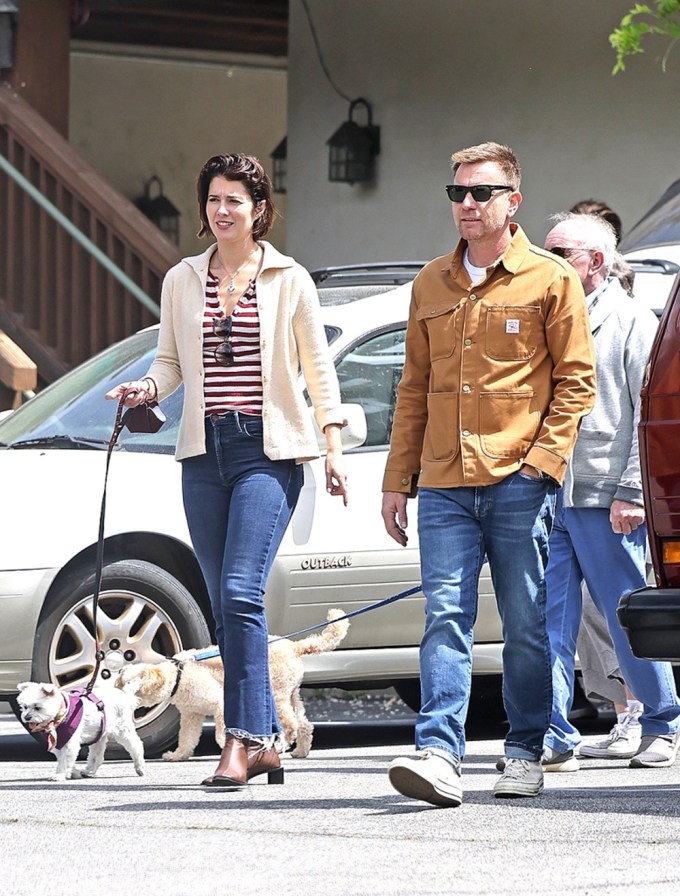 Ewan McGregor & Mary Elizabeth Winstead Go Shopping