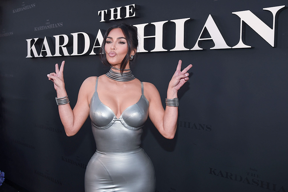 FOR EDITORIAL USE ONLY
Mandatory Credit: Photo by Action Press/Shutterstock (12886785h)
In this handout photo provided by Hulu, The Walt Disney Company, Kim Kardashian wearing a custom Thierry Mugler latex dress that was designed exclusively by Thierry before he passed away arrives at the Los Angeles Premiere of Hulu's The Kardashians Held at Goya Studios on April 7, 2022 in Hollywood, Los Angeles, California, United States
'The Kardashians' TV Show premiere, Los Angeles, Califrnia, USA - 07 Apr 2022