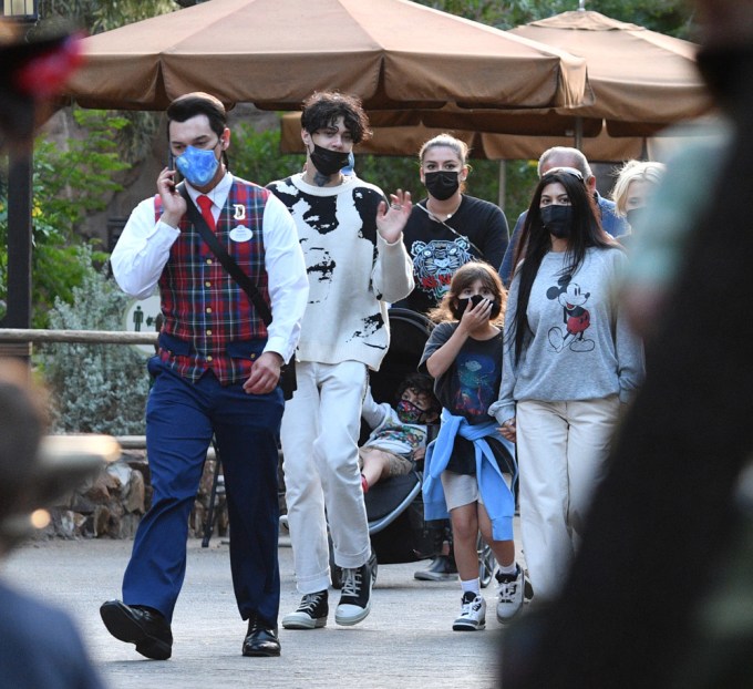 Kourtney, Travis & Kids Do Disneyland