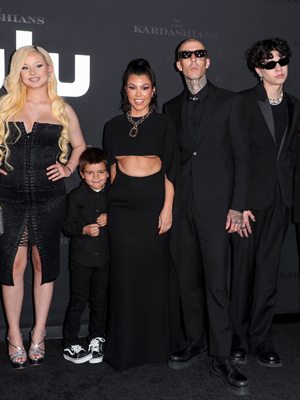 Alabama Barker, Reign Disick, Kourtney Kardashian, Travis Barker, Landon Barker, Atiana De La Hoya