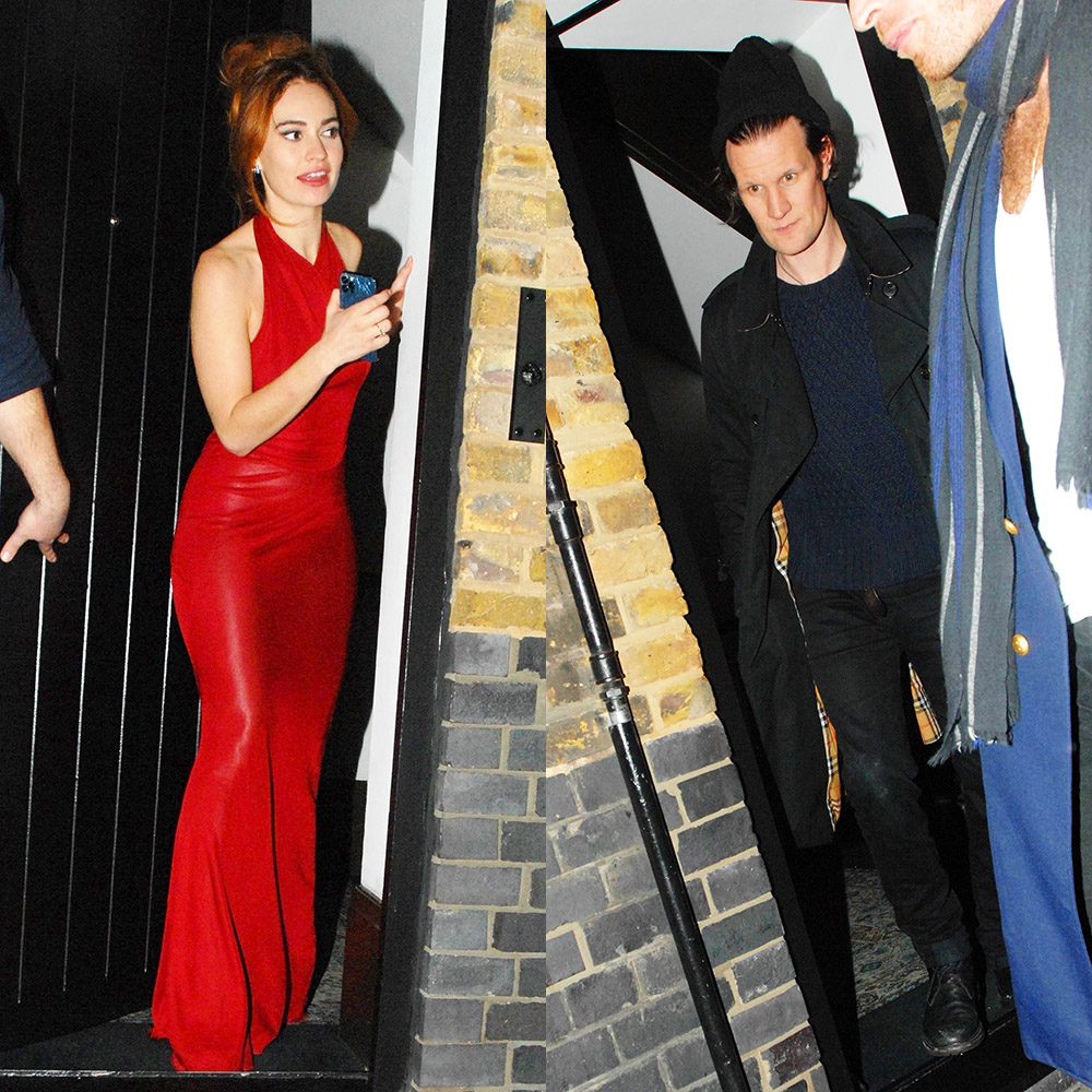 Lily James MAtt Smith Party Together BG