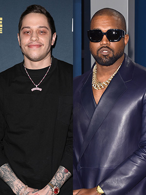 Kanye West Pete Davidson