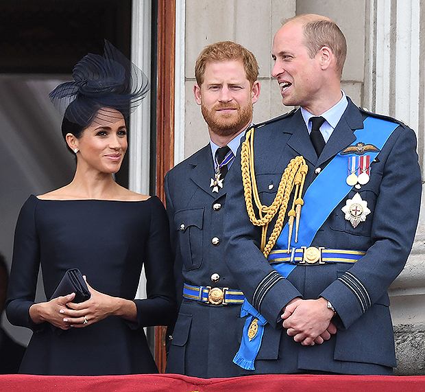 Meghan Markle, Prince Harry and Prince William