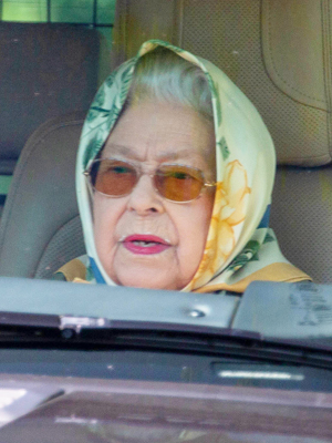 Queen Elizabeth at Sandringham