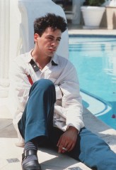 Editorial use only. No book cover usage.
Mandatory Credit: Photo by John Clifford/20th Century Fox/Kobal/Shutterstock (5883173l)
Robert Downey Jr
Less Than Zero - 1987
Director: Marek Kanievska
20th Century Fox
USA
Scene Still
Drama
Neige sur Beverly Hills