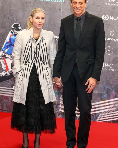 Catherine Goodman, Tony Hawk
Laureus World Sports Awards, Berlin, Germany - 17 Feb 2020