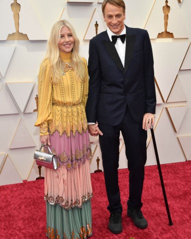 Tony Hawk and Catherine Goodman
94th Annual Academy Awards, Arrivals, Los Angeles, USA - 27 Mar 2022