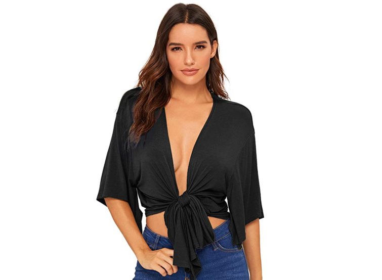 knot-front crop top reviews