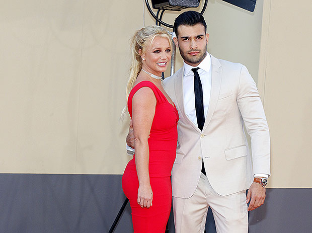 Britney Spears and Sam Asghari at movie premiere 