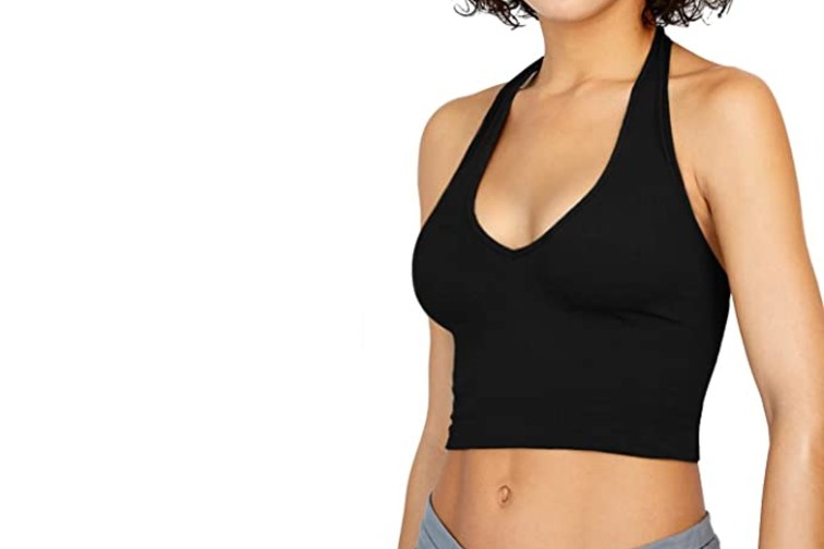 halter crop top reviews