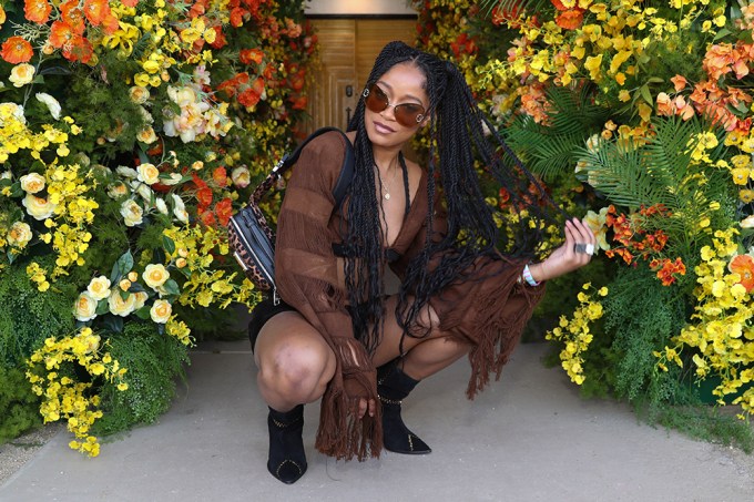 Keke Palmer Rocks Fringe And Braids For Coachella