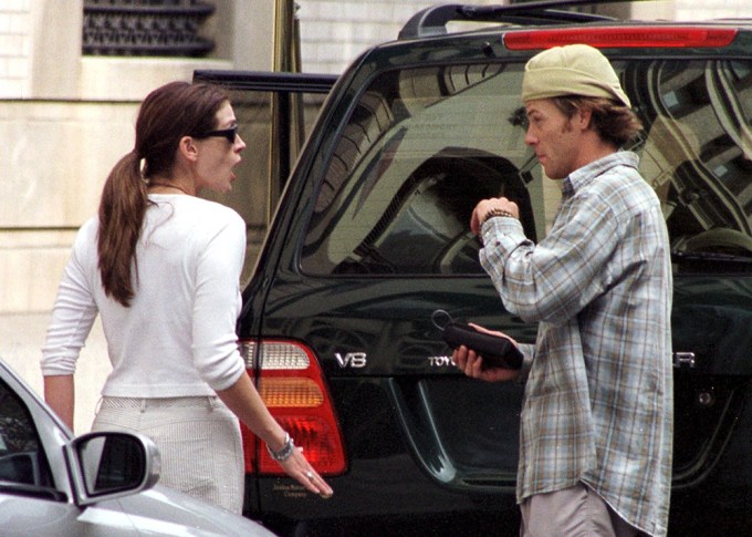 Julia Roberts & Danny Moder In New York