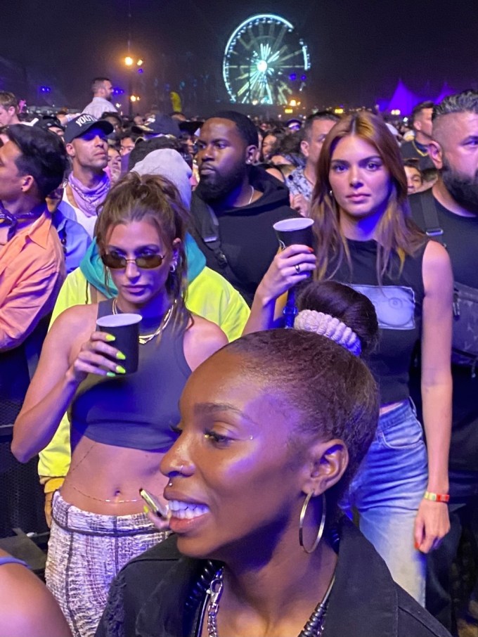 Kendall Jenner & Hailey Bieber Enjoy The Show