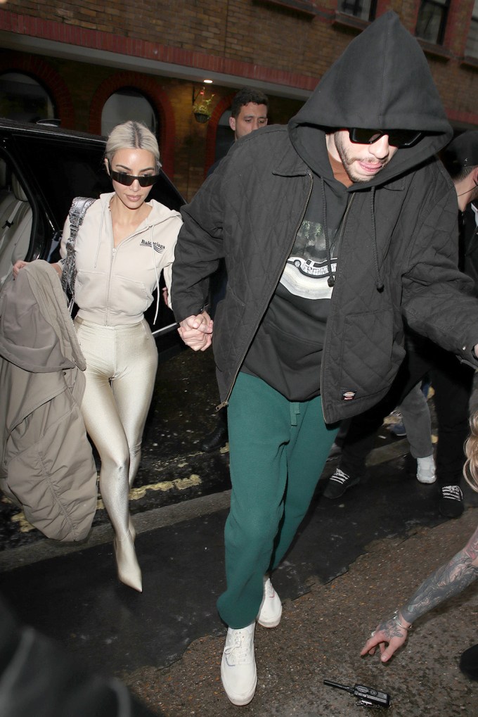 Kim Kardashian & Pete Davidson In London