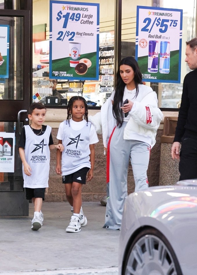 Kim and Saint Enjoying Post-Game Snacks