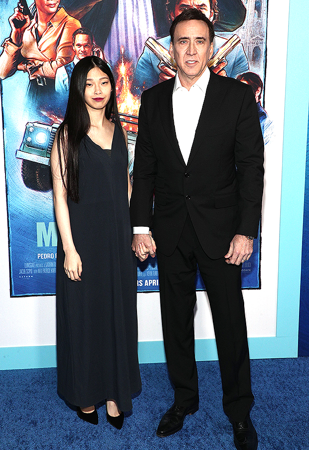 Riko Shibata and Nicolas Cage