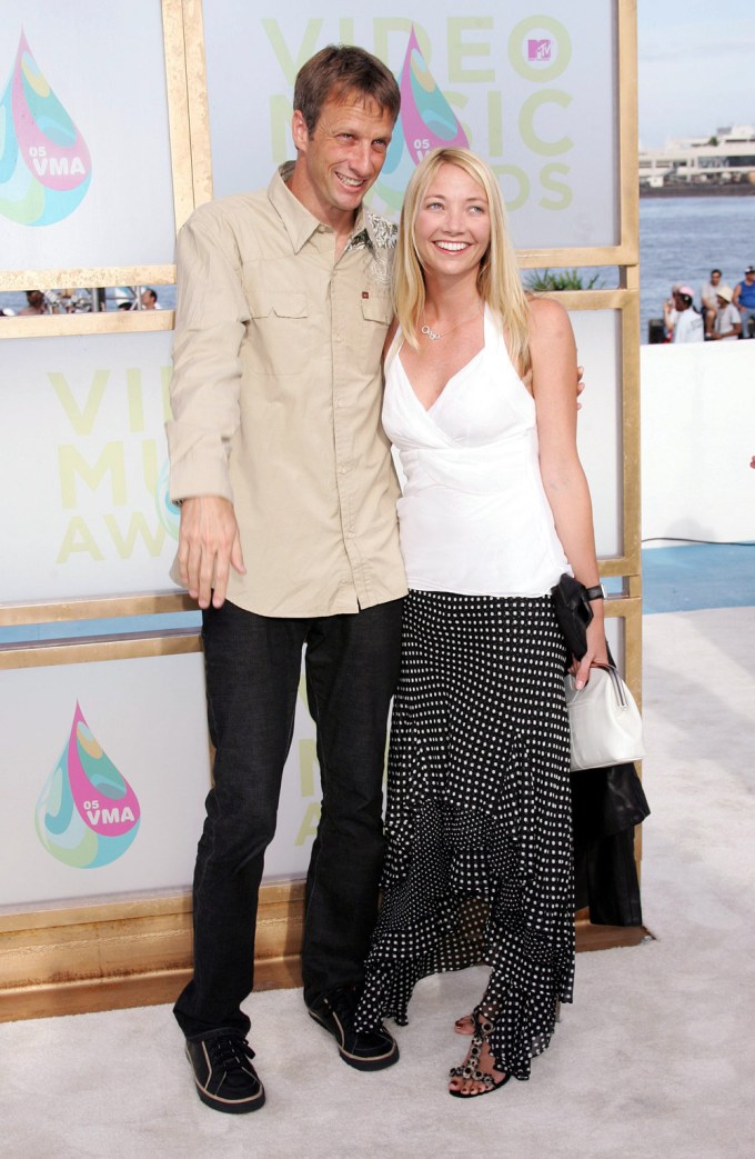 Tony Hawk & Lhotse Merriam at the 2005 MTV VMAs