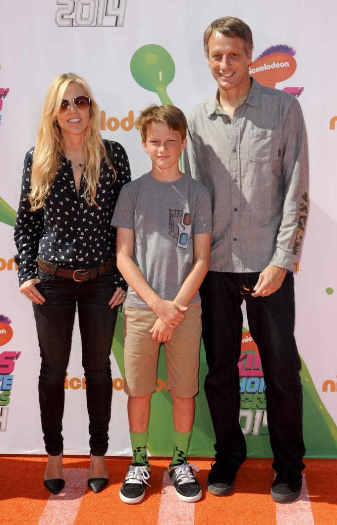 Tony Hawk and Family in 2014