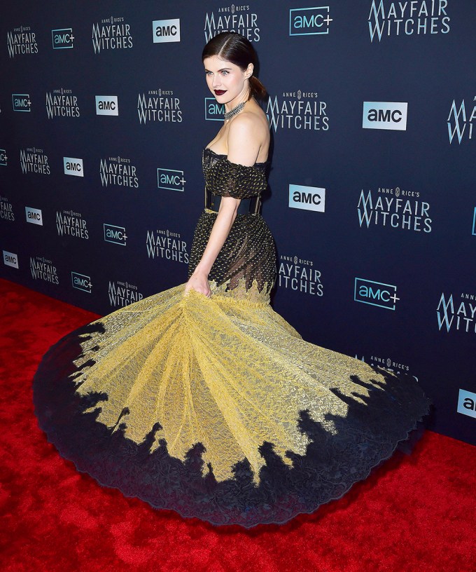 Alexandra Daddario at the ‘Mayfair Witches’ premiere