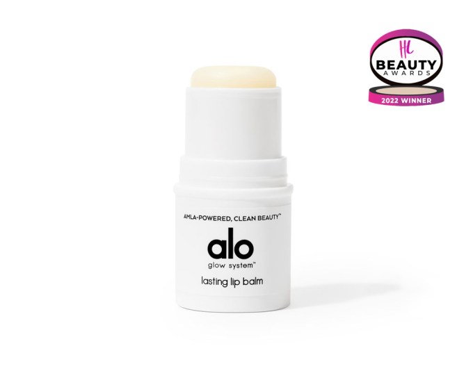 BEST LIP BALM – Alo Lasting Lip Balm, $12, aloyoga.com