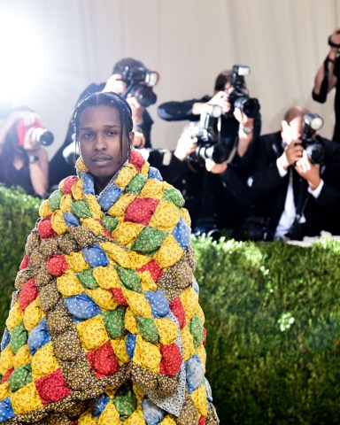 ASAP Rocky
Costume Institute Benefit celebrating the opening of In America: A Lexicon of Fashion, Arrivals, The Metropolitan Museum of Art, New York, USA - 13 Sep 2021