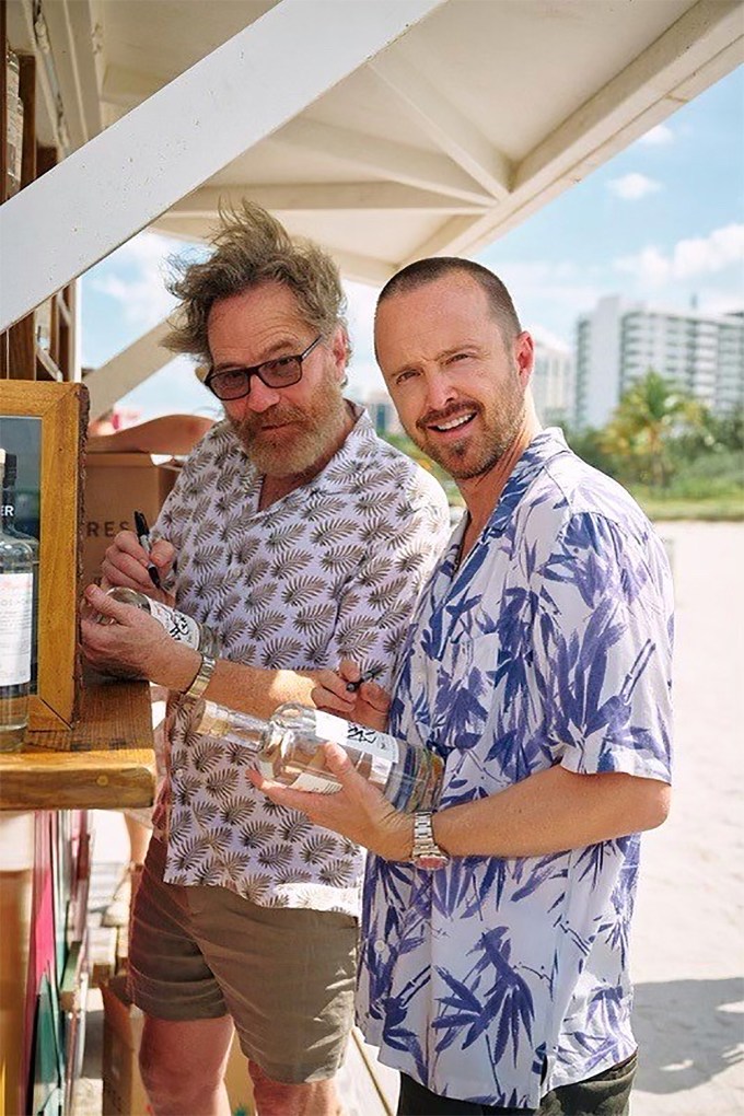 Bryan Cranson and Aaron Paul