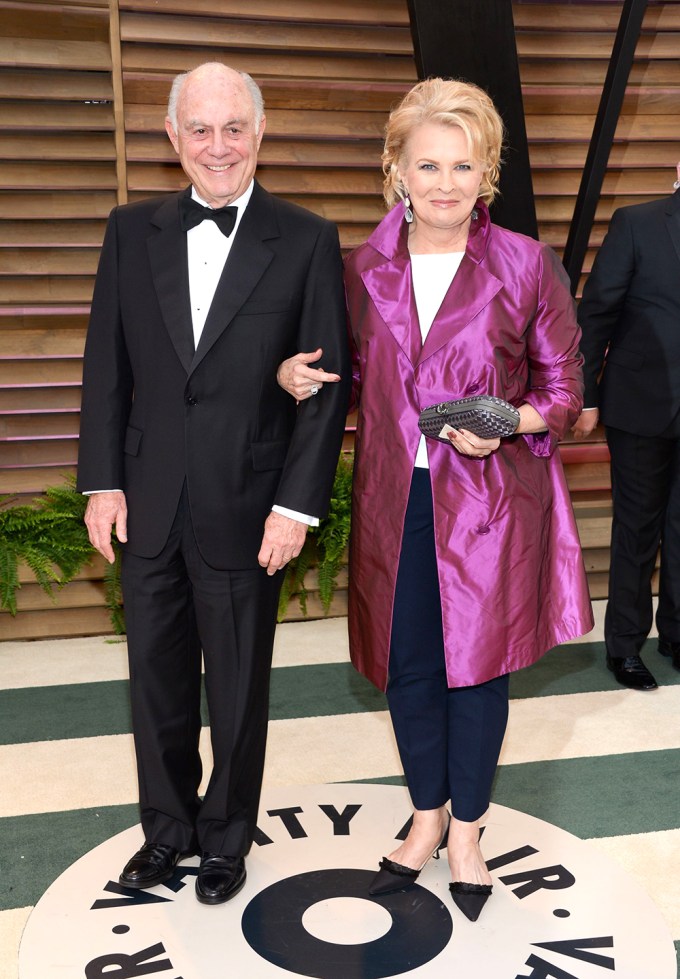 Candice Bergen & Marshall Rose At The 2014 Vanity Fair Oscar Party