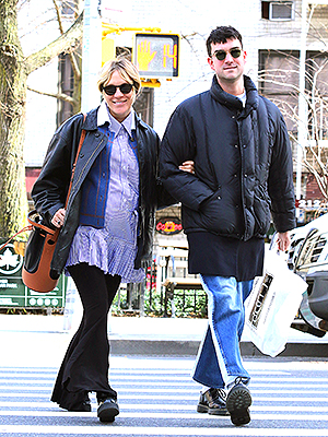 Chloe Sevigny and boyfriend Sinisa Mackovic are all smiles while shopping for baby clothes in Manhattan's Soho area. The pregnant star looked to be in a great mood as she was smiling while shopping at "Seraphine" fashionably pregnant store. 24 Feb 2020 Pictured: Chloe Sevigny and Sinisa Mackovic. Photo credit: LRNYC / MEGA TheMegaAgency.com +1 888 505 6342 (Mega Agency TagID: MEGA617162_002.jpg) [Photo via Mega Agency]