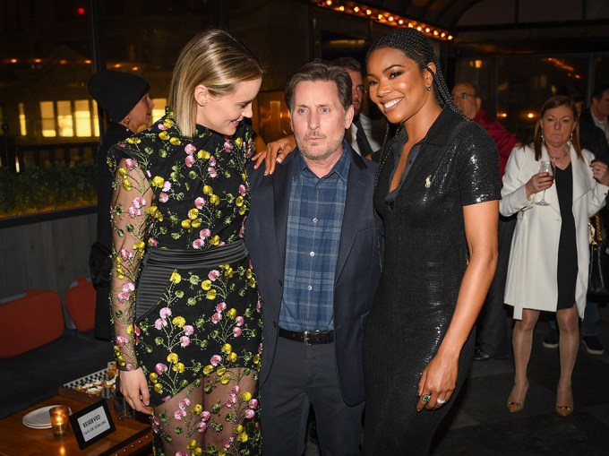 Emilio Estevez With Taylor Schilling & Gabrielle Union