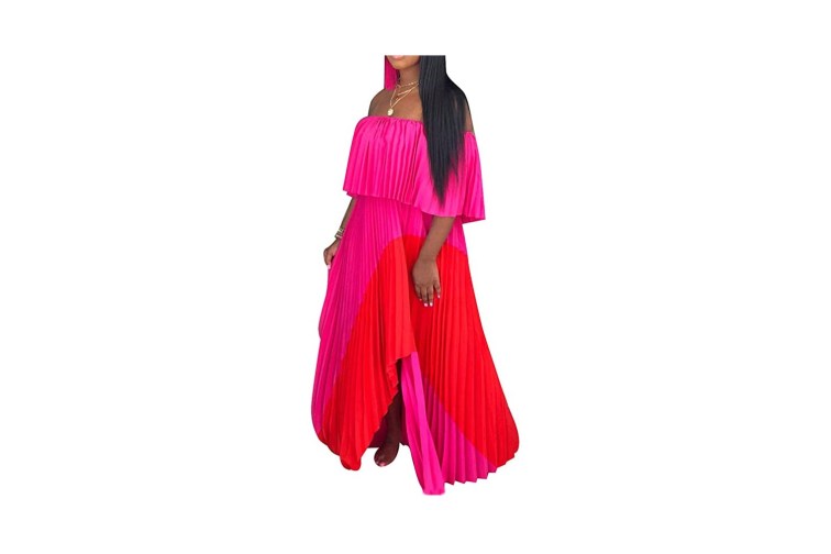 pleated dress reviews