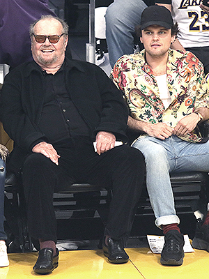 Jack Nicholson and son Raymond courtside at the Los Angeles Lakers Vs the Golden State Warriors at the Staples Center in Los Angles, CaPictured: Jack NicholsonRef: SPL5077378 040419 NON-EXCLUSIVEPicture by: London Entertainment / SplashNews.comSplash News and PicturesUSA: +1 310-525-5808London: +44 (0)20 8126 1009Berlin: +49 175 3764 166photodesk@splashnews.comWorld Rights