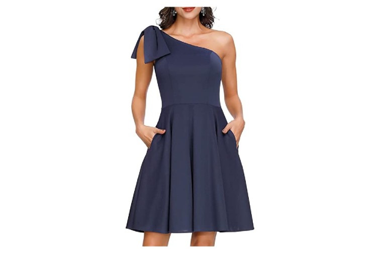 one shoulder midi dress reviews