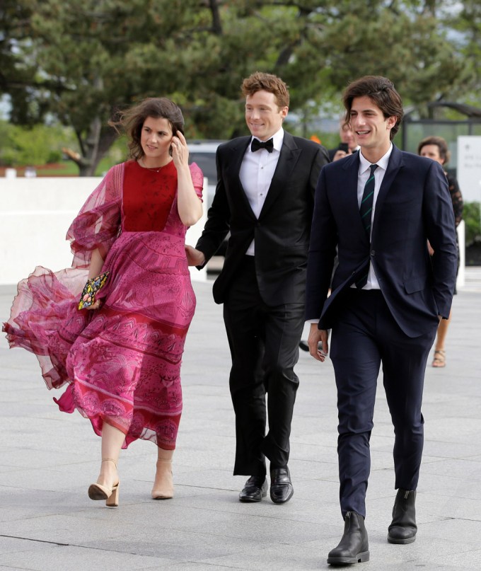 Tatiana Schlossberg, George Moran & Jack Schlossberg In 2018