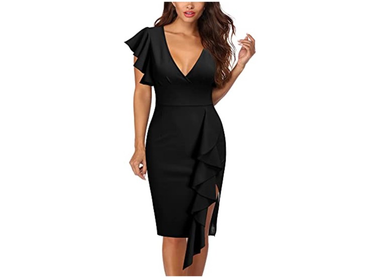 black evening dress reviews