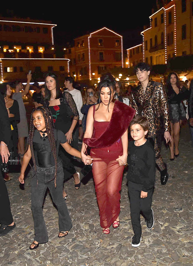 Kourtney Kardashian, North West, Reign Disick Italy May 2022